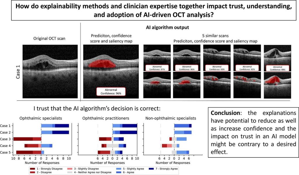 Graphical abstract: Translating the machine; An assessment of clinician understanding of ophthalmological artificial intelligence outputs